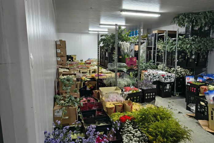 Sefaz apreende R$ 100 mil em flores sem documentação fiscal em depósito
