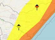 Inmet emite avisos de perigo para 99 municípios de AL; previsão é de chuvas e ventos fortes até esta segunda-feira

