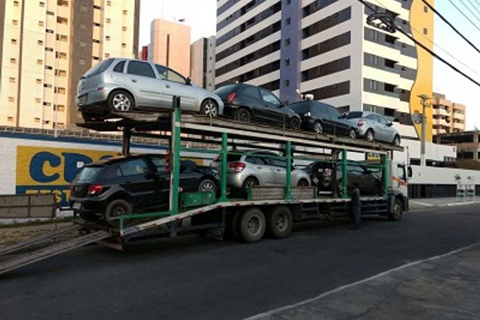 BPTran recolhe 19 veículos na parte baixa de Maceió