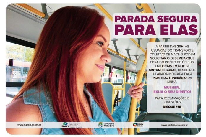 SMTT reforça campanha da Lei da Parada Segura
