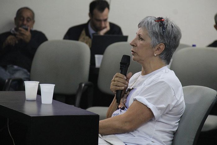 Professora Rita Namé, viúva do vereador Luiz Ferreira