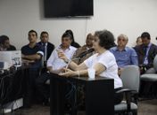 Mãe da vítima, a médica Helenilda Veloso Pimentel Canales, em depoimento.