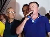 Cícero Almeida durante o discurso