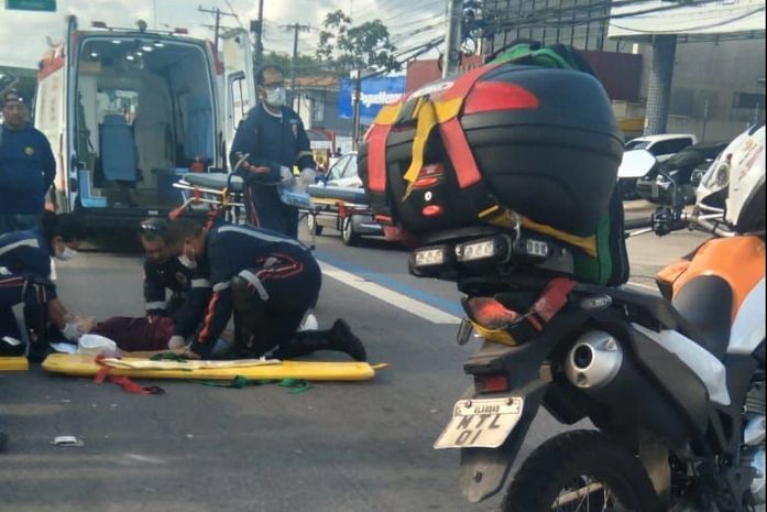 Acidente aconteceu na Avenida Fernandes Lima