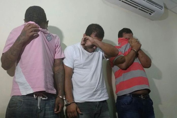 Trio foi preso com 200kg de maconha na Forene