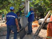 Fiscalização flagra ocupação irregular de área verde na Gruta