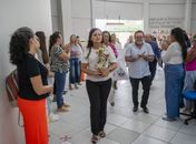 Centro Administrativo recebe imagem da padroeira de Arapiraca