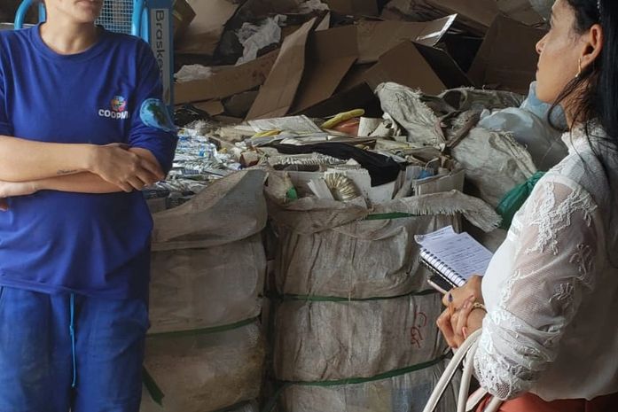 São José Da Laje: Secretários Assistência Social e de Meio Ambiente realizam visita técnica na Coopemar para implantação de Cooperativa