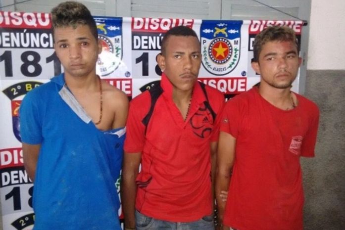 Acusados após a prisão