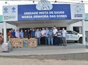 Prefeito Marlan Ferreira realiza entrega de carro e vários equipamentos na Unidade Mista de Saúde Nossa Senhora das Dores em Limoeiro de Anadia
