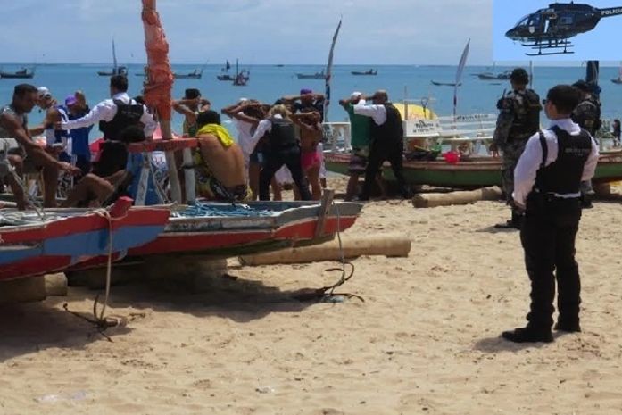 Polícias Civil e Militar deflagram operação nas praias de Maceió para coibir a criminalidade