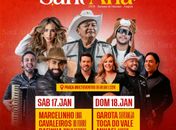 Prefeitura de Santana do Mundaú anuncia programação artística da Festa de Santa Ana