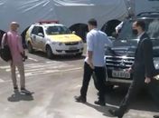 Renan Filho ao deixar Centro de Triagem, no bairro do Benedito Bentes.