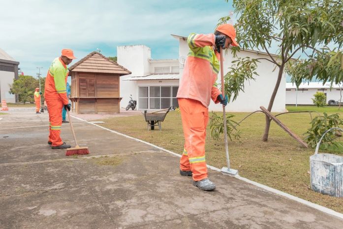Serão realizados serviços de varrição, lavagem, desobstrução de galerias, entre outros