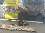 Material apreendido com torcedores