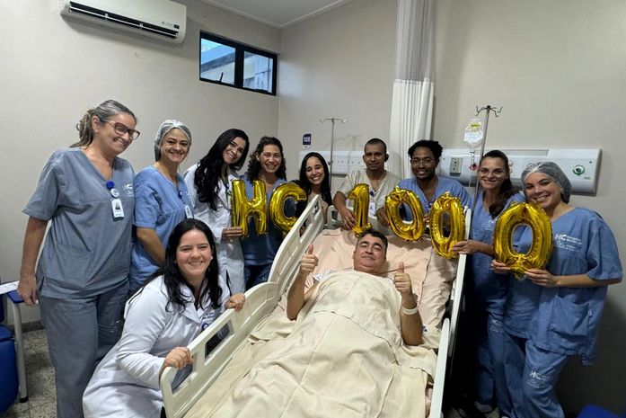 Hospital da Cidade recebe milésimo paciente para internação e contabiliza mais de 500 cirurgias, entre março e junho