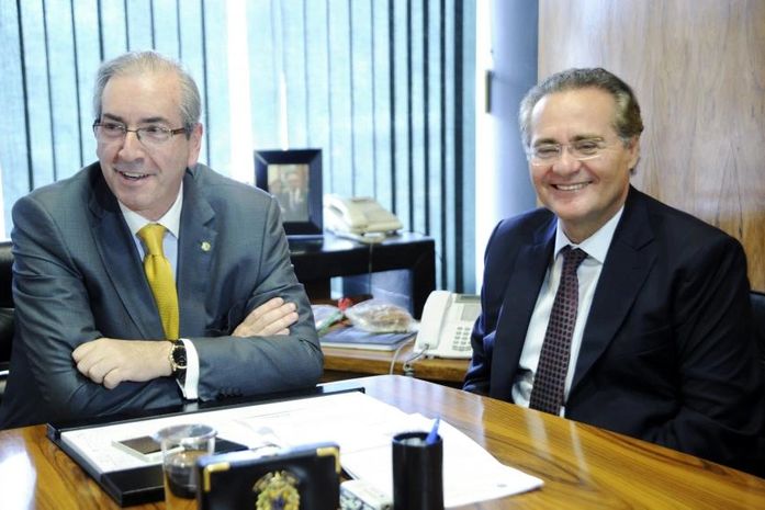 Eduardo Cunha e Renan Calheiros