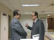 Ex deputado Cícero Amélio em conversa