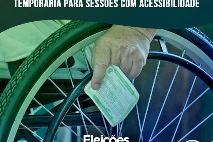 Pessoas com deficiência ou mobilidade reduzida podem solicitar transferência temporária para sessões com acessibilidade