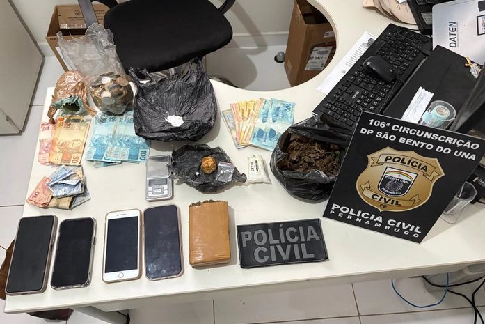 Operação Caixa de Pandora resulta em duas prisões e apreensão de metralhadoras, munições e maconha em ação conjunta de AL e PE