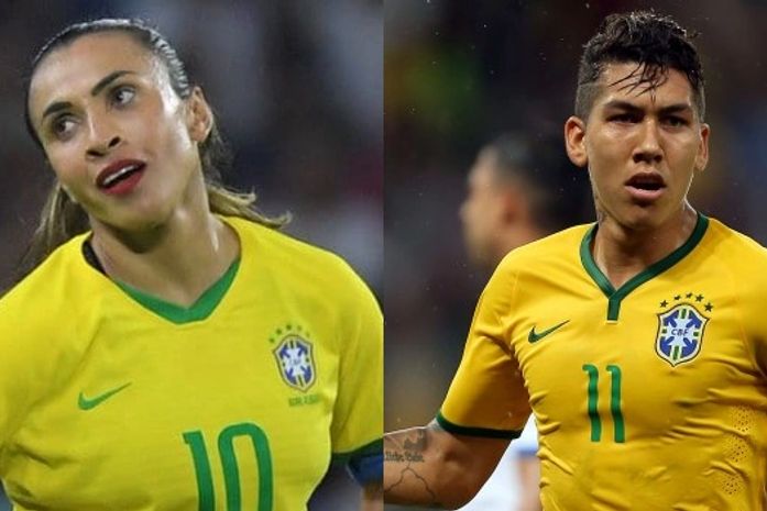 Marta e Roberto Firmino estão entre os finalistas do prêmio Bola de Ouro,