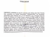 Reprovação das contas da gestão Arnaldo Higino é comprovada pelo TC-Al 