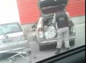 Militar utilizou viatura para transportar feira