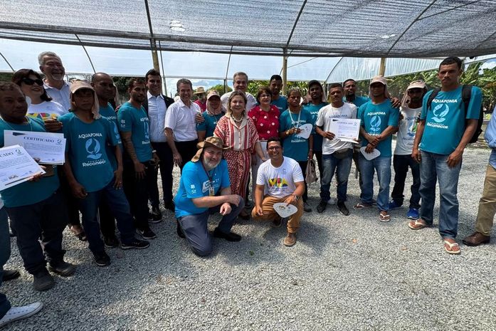 Compromisso com a Aquicultura: Fundepes participa da inauguração de Sistema de Aquaponia e entrega de certificados no Sistema Prisional