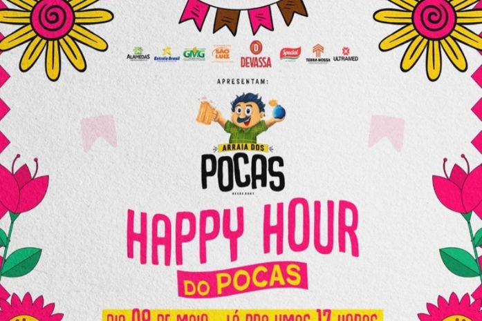Happy Hour para parceiros e imprensa abre contagem regressiva para o Arraiá dos Pocas, que acontece dia 23 de maio