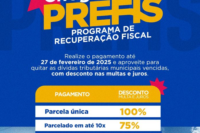 Programa de negociação de dívidas tributárias terminam dia 27, em Delmiro Gouveia

