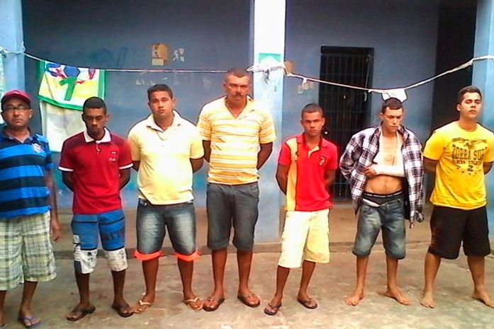 Presos foram encaminhados para a Delegacia Regional de Palmeira dos Índios