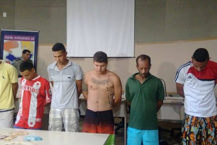 Presos suspeitos de tráfico e outros crimes