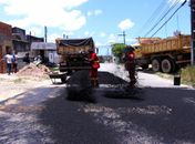 Infraestrutura beneficia mais de 100 vias com intervenções da operação tapa-buraco