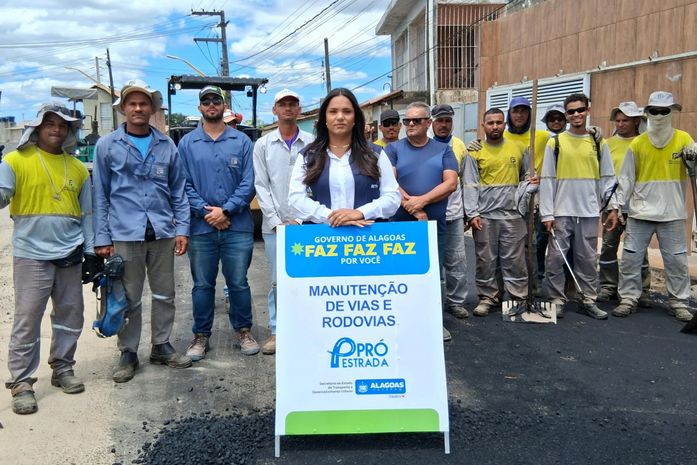 Engenheira da Setrand marca espaço feminino entre fiscais das obras de pavimentação de Alagoas