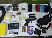 PM apreende quatro armas de fogo e drogas durante ações em Maceió e Japaratinga