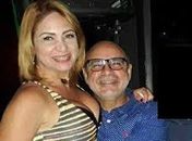 Fabrício Queiroz e a mulher Márcia Aguiar