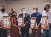 A solenidade de lançamento do Programa Planta Alagoas aconteceu nesta sexta, no Palácio República dos Palmares
