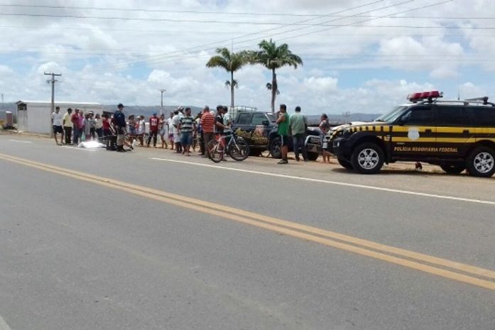 Ciclista morre atropelado por caminhonete em Palmeira dos Índios