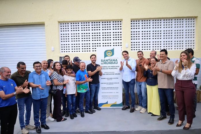 66 anos de emancipação política: Prefeitura de Santana do Mundaú entrega Mercado Público totalmente reformado