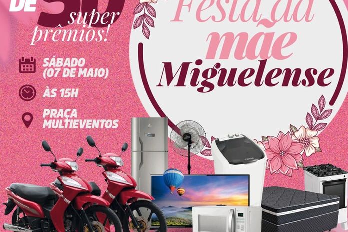 Festival de Prêmios vai premiar mães de São Miguel Campos