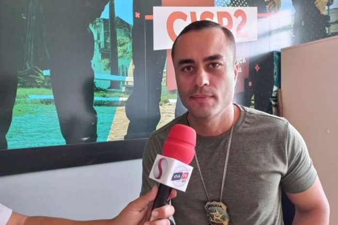Chefe de operações da Delegacia da PC de Palmeira Diogo Martins