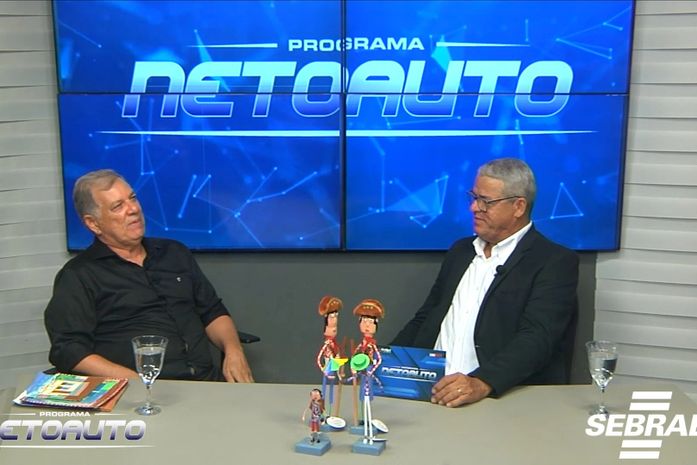 Programa Neto Auto entrevista o artista plástico Marx Ramires