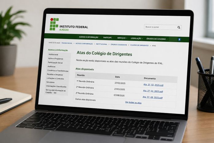 Atas expõem participação de candidata em reuniões de planejamento do concurso do IFAL, suspenso pela Justiça Federal