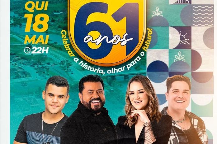 Prefeitura de Branquinha anuncia programação em comemoração aos 61 anos de emancipação política