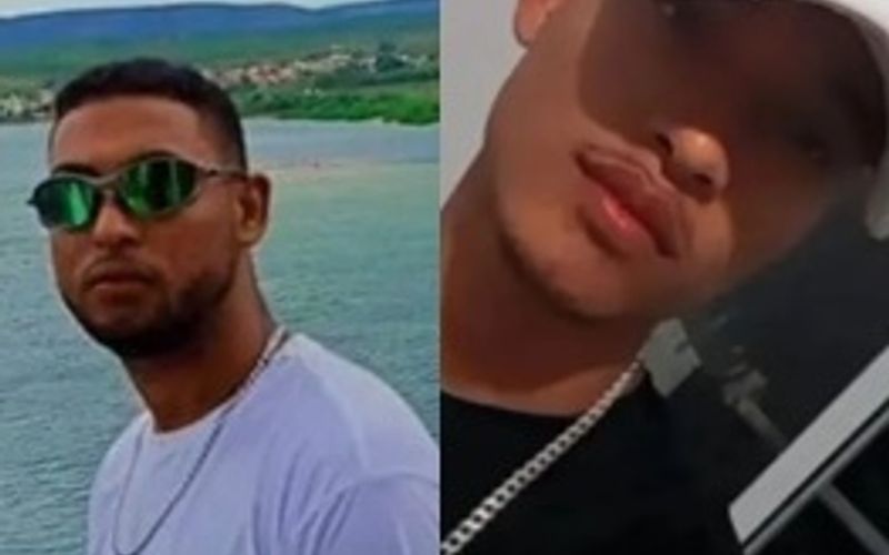 Os irmãos Erick Alves da Silva, 18 anos, e Lucas Matheus da Silva, 21 anos.
