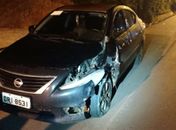 Colisão frontal entre carro e moto deixa uma pessoa ferida na AL-215
