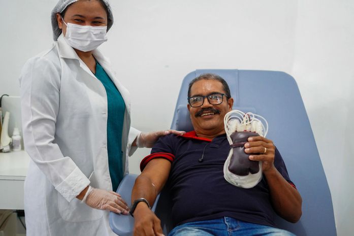 Hemoal realiza coleta externa de sangue em colégio de Maceió nesta quarta-feira (22)