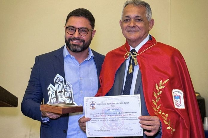 FMAC recebe Prêmio Théo Brandão em reconhecimento ao fortalecimento da cultura em Maceió