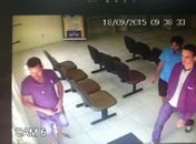 Câmeras de segurança flagraram rostos dos assaltantes