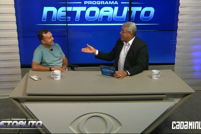 Programa Neto Auto entrevista
o comediante Marlon Rossi